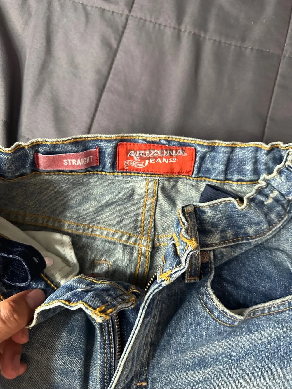Classic Blue High-Waist Denim Jeans